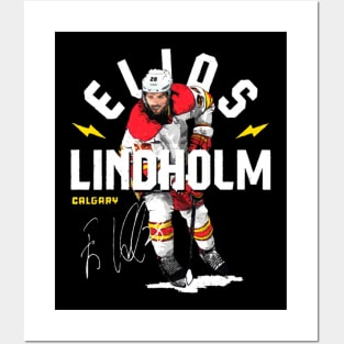 elias lindholm hockey Posters and Art